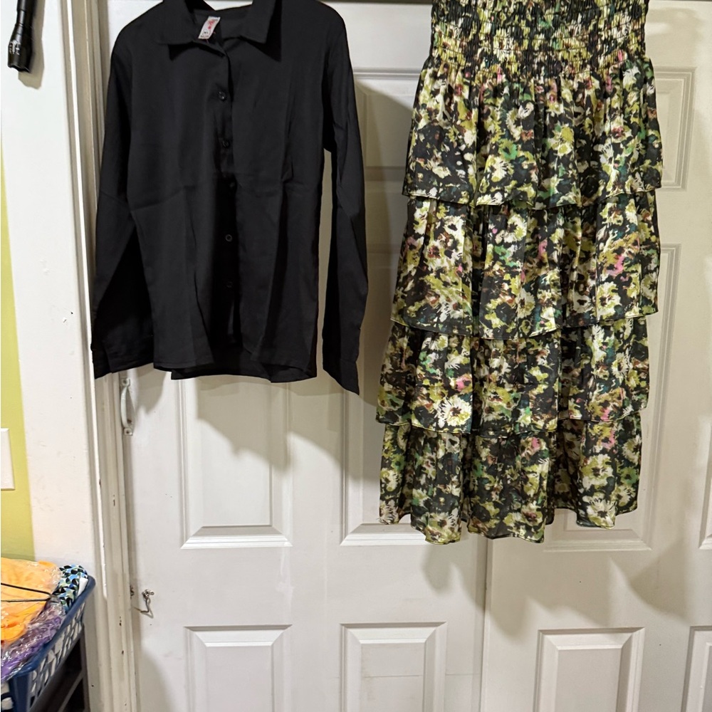 Floral Tiered Skirt